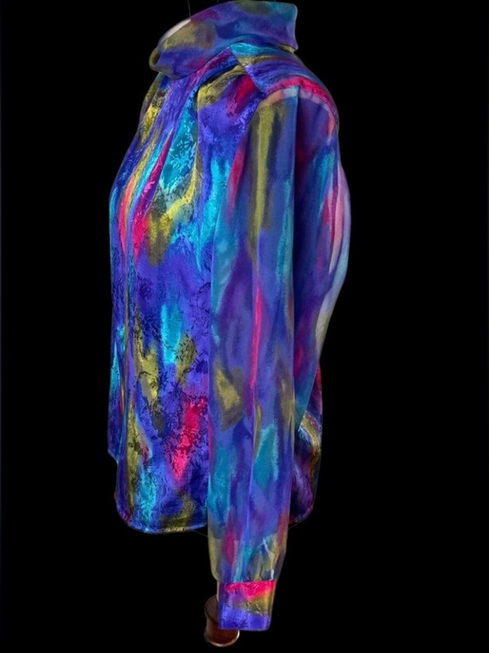 Notations Multicolor Abstract Print Blouse - Picture 6 of 7